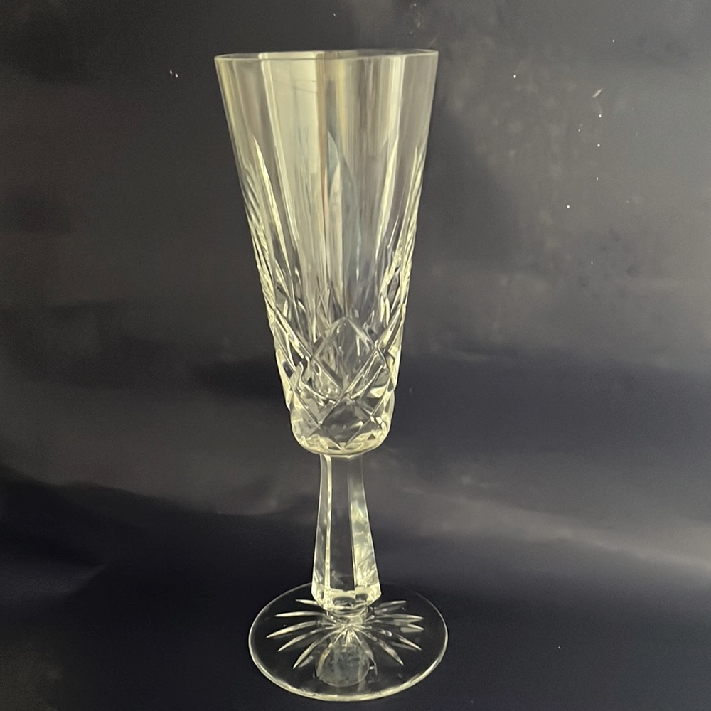 Galway Crystal Hand Cut Ireland Wine Champagne Glass